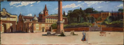 Piazza Del Popolo In Rome