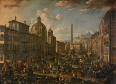 Piazza Navona In Rome