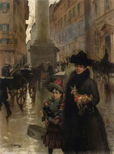 Piazza Santa Trinita Florence