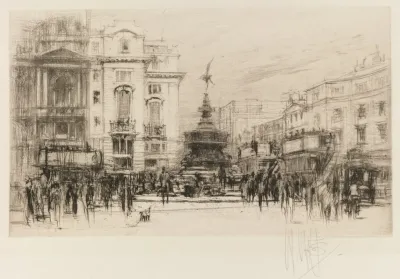 Piccadilly Circus With Criterion Theatre