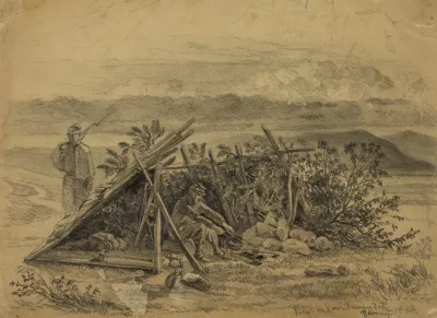 Picket Hut Near Freemans Ford