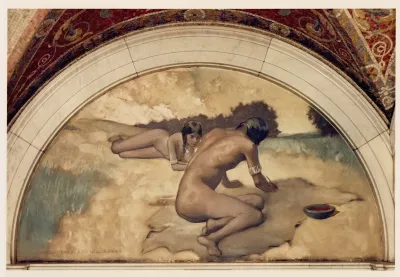 Picture Writing Mural In Evolution Of The Book Series