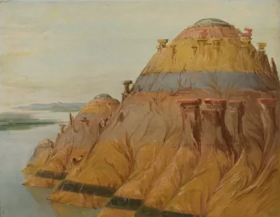 Picturesque Clay Bluff 1700 Miles Above St Louis