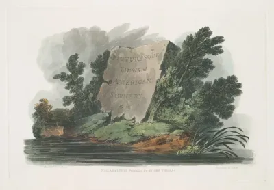 Picturesque Views Of American Scenery Title Page
