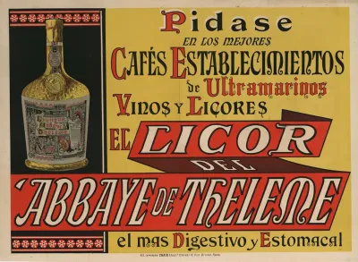 Pidase En Los Mejores Cafes Establecimientos De Ultramarinos Vinos Y Licores El Licor Del Abbaye De Theleme