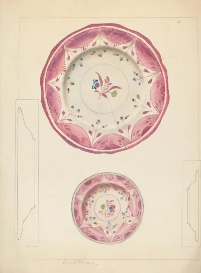 Pie Plate And Cup Plate