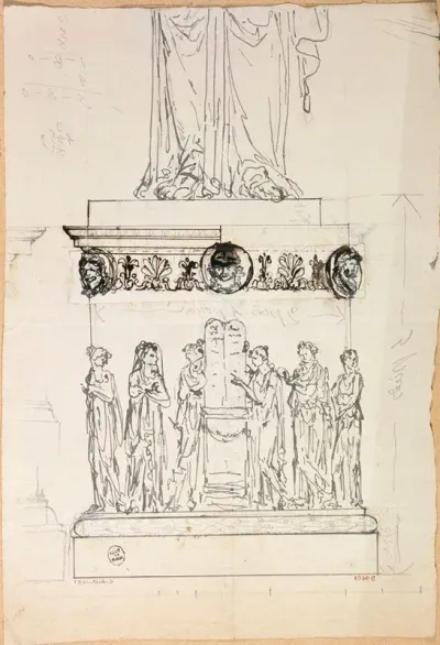 Piedestal Avec La Table Des Droits De Lhomme