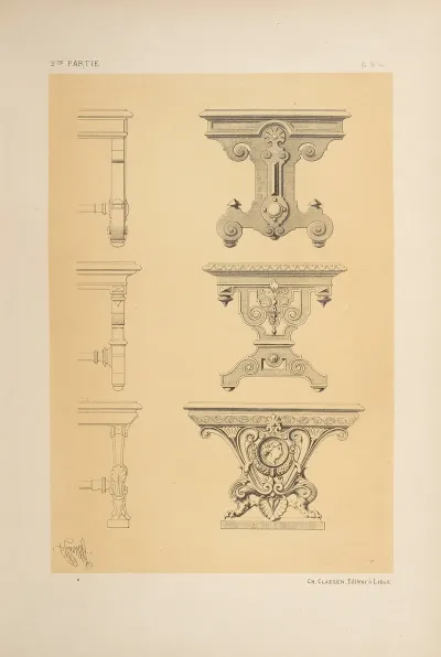 Pieds De Table Longue