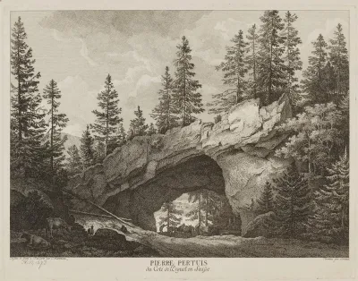 Pierre Pertuis Du Cote De Lerguel En Suisse