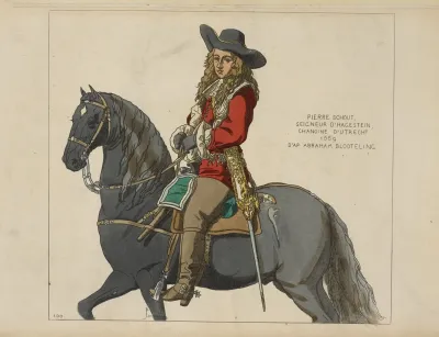 Pierre Schout Seigneur Dhagestein Chanoine Dutrecht 1669 Dapres Abraham Blooteling
