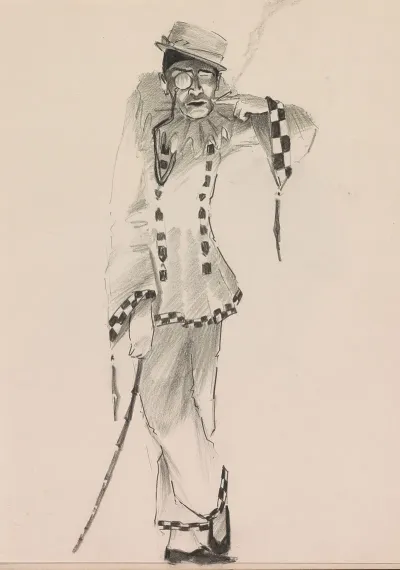 Pierrot With A Monocle
