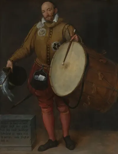 Pierson La Hues Drummer And Page Of The Old Archers Guild