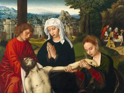 Pieta At The Foot Of The Cross