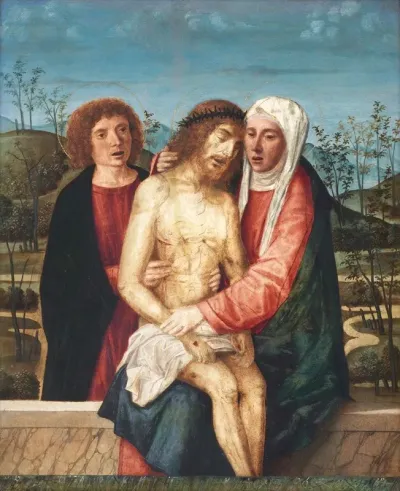 Pieta With Virgin And St John