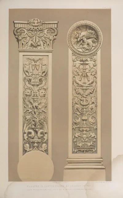 Pilaster In Carton Pierre