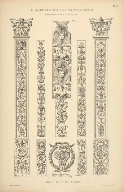 Pilaster Und Parapetfullungen