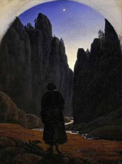 Pilgrim In A Rocky Valley