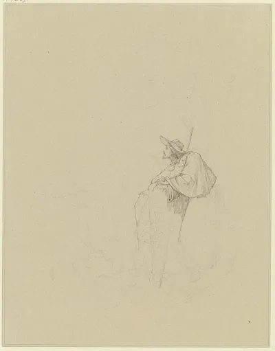 Pilgrim Looking Into The Valley