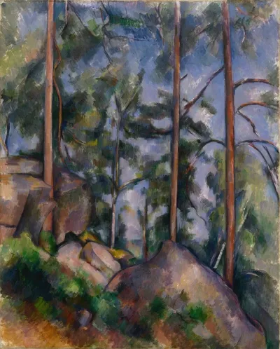 Pines And Rocks