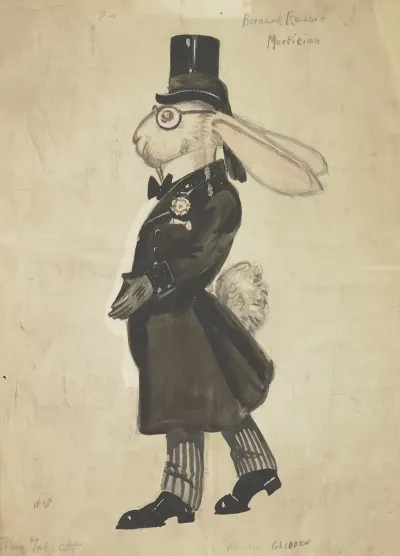 Pinocchio Bernard Rabbit Mortician