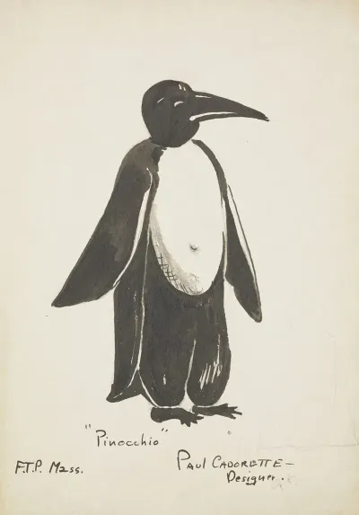 Pinocchio Black Penguin Suit