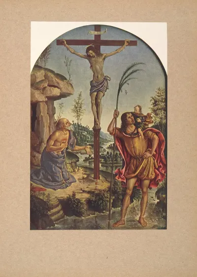 Pintoricchio‎‎ ‎crocifisso‎ ‎e‎ ‎santi