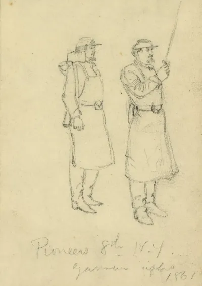 Pioneers 8th N Y German Rifles