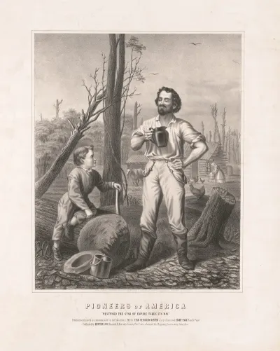 Pioneers Of America Westward The Star Of Empire Takes Its Way