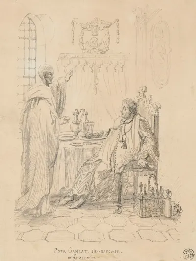 Piotr Gamrat Bishop Of Krakow Legend