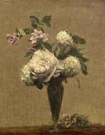 Pivoines Et Boules De Neige
