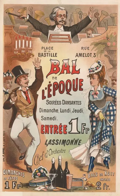 Place De La Bastille Rue Amelot 3 Bal De Lepoque