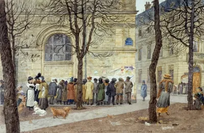 Place De Montrouge 14eme Arrondissement De Paris 25 29 Janvier 1918