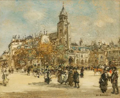Place De Saint Germain Des Pres Paris