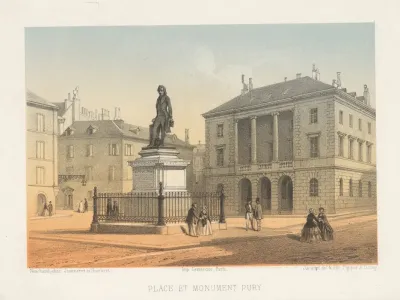 Place Et Monument Pury