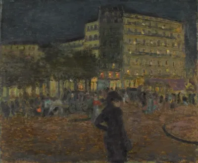 Place Pigalle At Night
