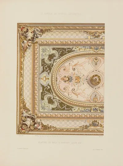 Plafond De Salle A Manger Louis Xiv