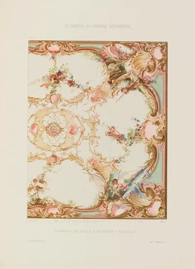 Plafond De Salle A Manger Rocaille