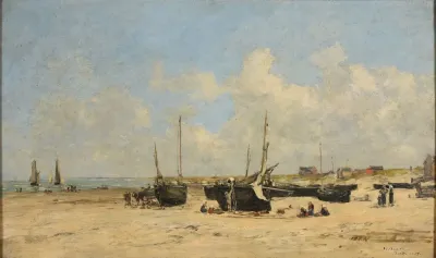Plage De Berck A Maree Basse