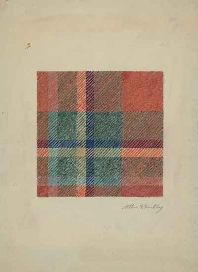 Plaid Woolen Blanket
