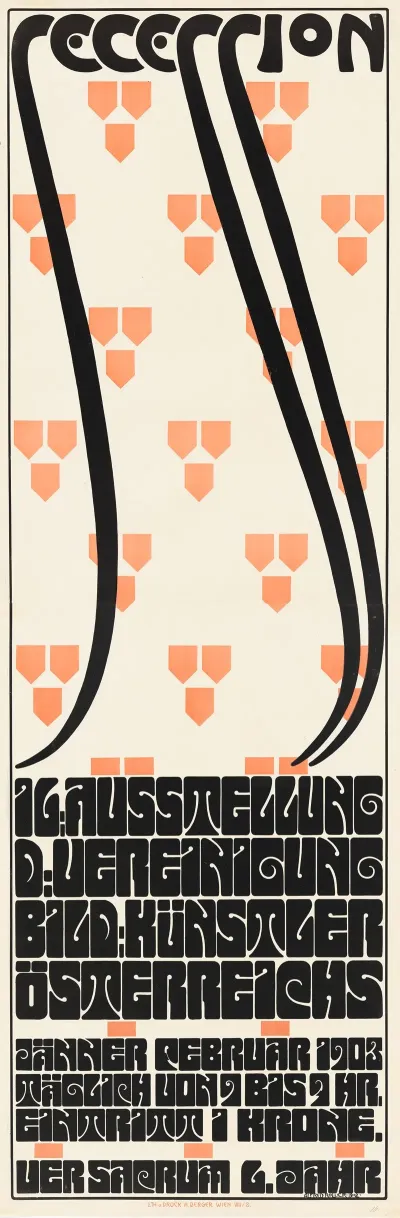Plakat Fur Die 16 Ausstellung Der Secession