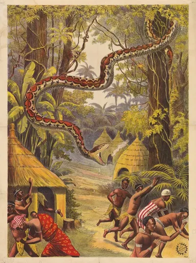 Plakat Zu Einer Schaustellung
