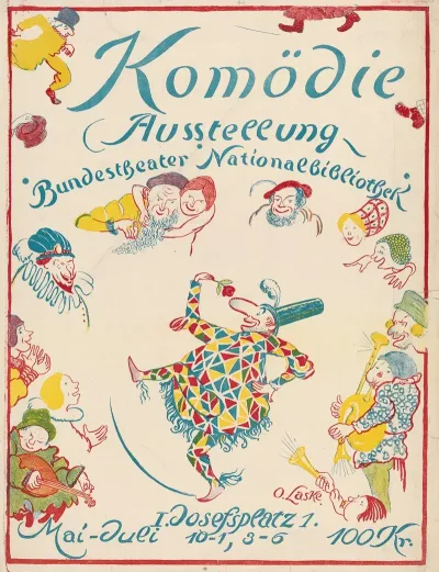 Plakate Der Ausstellung Komodie In Der Nationalbibliothek