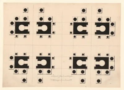 Plan Au Res De Chaussee Dun Arc De Triomphe
