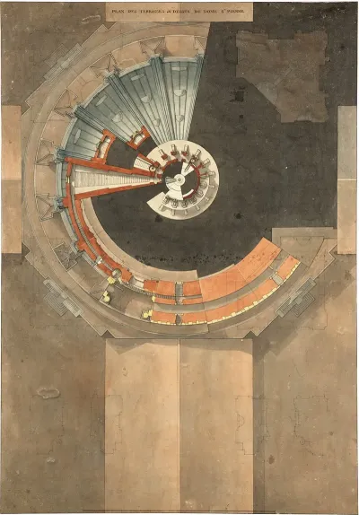 Plan Des Terrasses Dessins Du Dome St Pierre