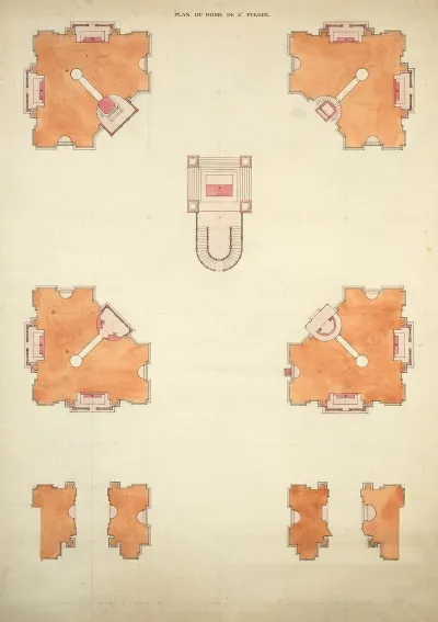 Plan Des Voutes De St Pierre