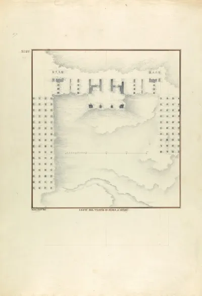 Plan Of The Temple Of Artemis At Ephesus
