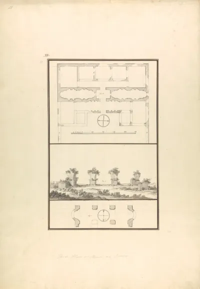 Plan View And Second Plan Of Ruins At Sardis