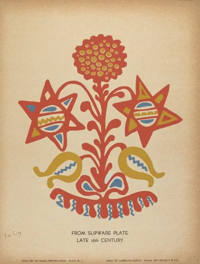 Plate 11 From The Portfolio Folk Art Of Rural Pennsylvania 2