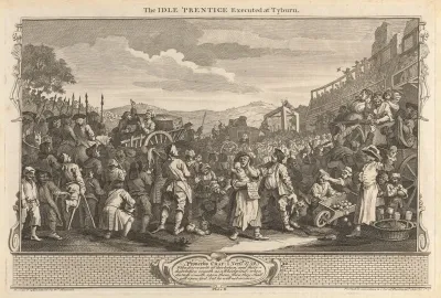 Plate 11 The Idle Prentice Executed At Tyburn