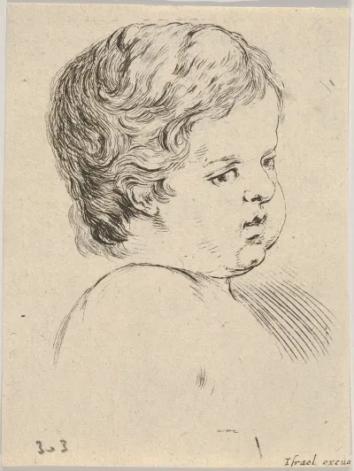 Plate 12 Head Of A Child